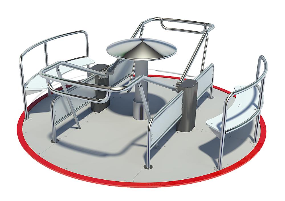 Accessible play equipment – integration carousel by eibe