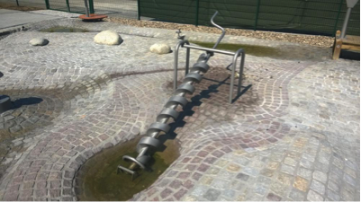 Water playground - playground by eibe in the town of Gerolzhofen.